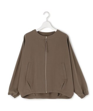 J.PRESS YORK STREET 【WOMEN】ジャージーライクツイル ドルマンブルゾン