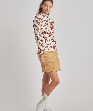 PW CIRCULUS 【WOMEN】コーデュロイ スカート見えショーツ ベージュ系