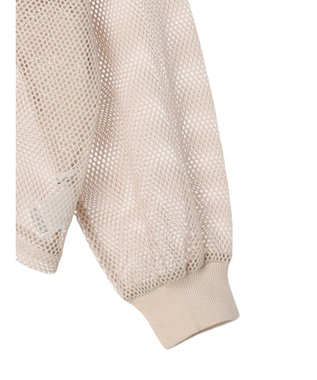 Green Parks ・ＥＬＥＮＣＡＲＥ　ＤＵＥ　２ｗａｙメッシュカーディガン Beige