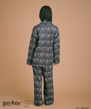 une nana cool 【ハリー・ポッターコラボ】【綿100%】開襟パジャマ ブルー
