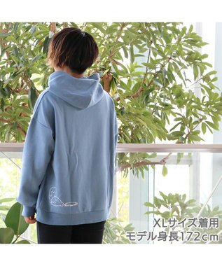 しろたん パーカー フード付き 《しろたん引き上げ柄》 S/M/L/XL