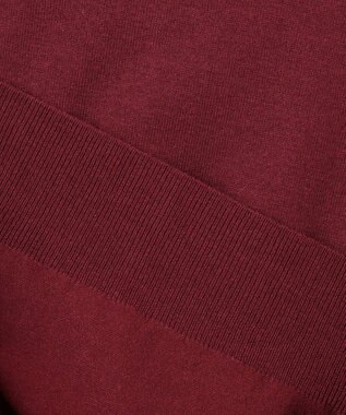 ANY SIS 【ウールブレンドシリーズ】ベーシック カーディガン ボルドー