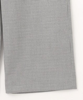 J.PRESS LADIES L 【洗える】シャークスキンハウンドトゥース セミワイド パンツ ライトグレーチェック系3