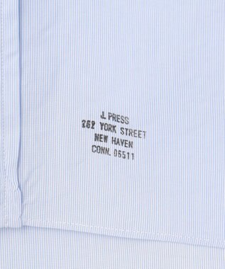J.PRESS MEN ヘアラインストライプ シャツ / B.D. サックスブルー系1