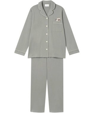 une nana cool 【綿100％】 魔女の猫パジャマ GY