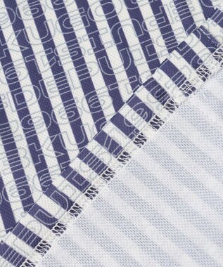 23区GOLF 【MEN】【吸水速乾/UVカット】ストライプロゴ 長袖シャツ ダルブルー系2