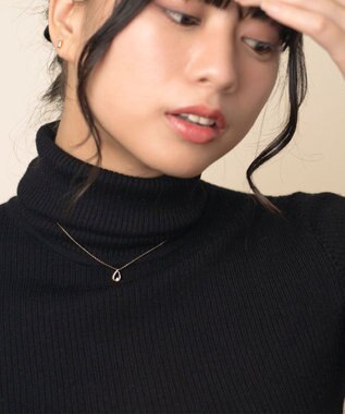 blancotokyo 【金属アレルギー対応】ドロップモチーフネックレス RUGIADA
