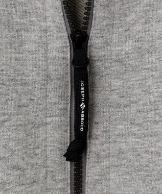 JOSEPH ABBOUD MOUNTAIN 【UNISEX】OGパイルエンブロイダイリー パーカー ライトグレー系
