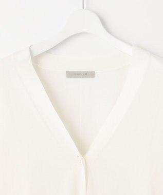 UNFILO UVモイストニット カーディガン オフ