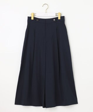 ANY SIS 【美人百花7月号掲載】エアリー ワイドクロップド パンツ ネイビー系