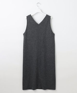 J.PRESS LADIES L 【洗える】ウールスムース ジャンパースカート グレー系