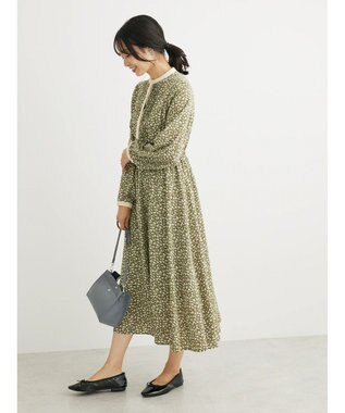 Green Parks ・ＥＬＥＮＣＡＲＥ　ＤＵＥ　コバナパイピングワンピ Khaki