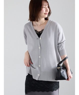 Te chichi 【雑誌掲載アイテム】2WAYカシュクールVネックカーディガン《2026 spring catalog item》