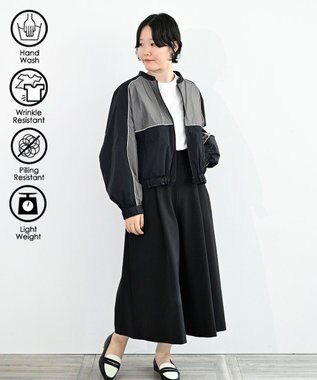 FORFORMO Ruffle Collar Blouson ラッフルカラーブルゾン グレー