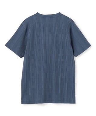 JOSEPH HOMME テックリブジャージー　Vネック半袖カットソー ダルブルー系