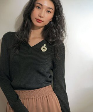 組曲 スターパールブローチ ゴールド系