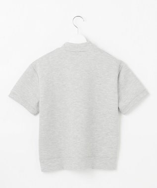 23区GOLF 【WOMEN】【吸水速乾/UVケア】長めの半袖丈でトレンドのモードスタイル！スウェットモックネック ライトグレー系