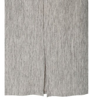 Green Parks メランジプリーツＩラインスカート Gray Beige