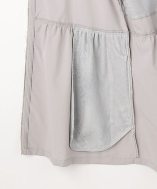 ANY SIS S ラッシュガード ジップアップフーディー ライトグレー