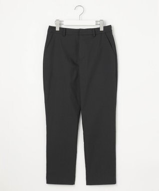 J.PRESS LADIES L 【洗える・撥水】中空タスランチノ テーパード パンツ ブラック系