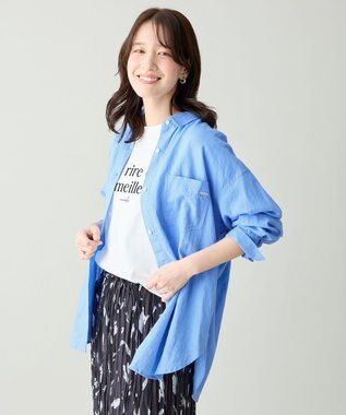 ANY 【Sサイズあり】ヨーロピアンリネンオーバーシャツ