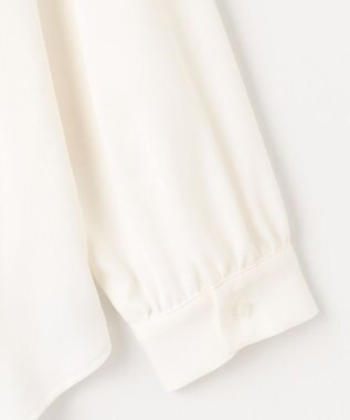 ANY SIS 【洗える】ボウタイ ブラウス オフ