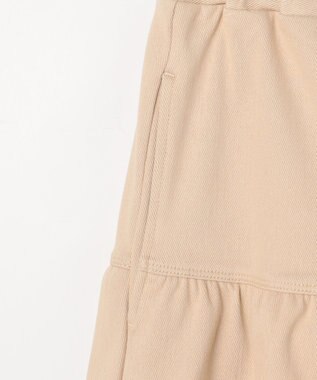 組曲 KIDS 【150-160㎝】リボンティアード キュロット ベージュ