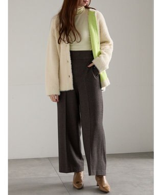 Te chichi 吸湿発熱タートルネックカットソー《2025winter catalog item》 イエロー