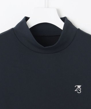 23区GOLF 【MEN】ストレッチダンボールモックネック ブラック系
