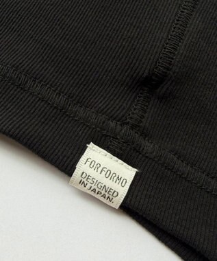 FORFORMO Simple Crewneck Tops  シンプルクルーネックトップス ブラック