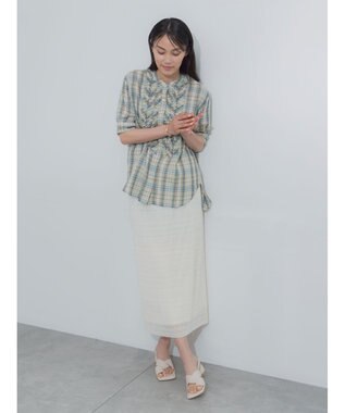 Te chichi レースプリーツナロースカート《2026 SUMMER LOOK item》 オフホワイト