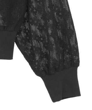 Green Parks ■ＬＯＶＥＢＯＡＴ　フラワーメッシュパーカー Black