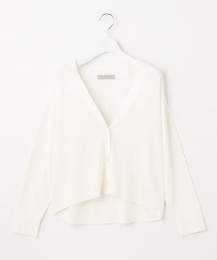 UNFILO UVモイストニット カーディガン オフ