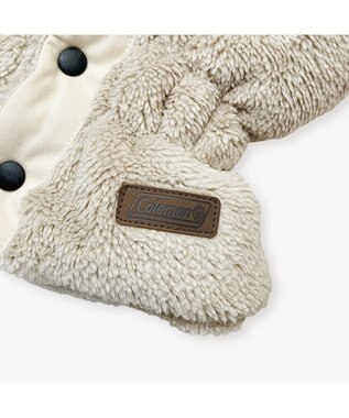 林八百吉商店 Coleman 前ボタンボアネックウェア アイボリー