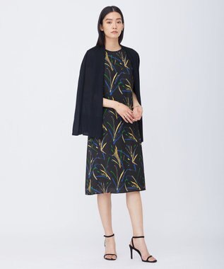 ICB 【Saki Tanakaさんコラボ】 コラボプリント ワンピース プリント×ブルー系