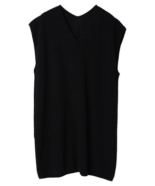 CRAFT STANDARD BOUTIQUE ジレニットワンピース Black