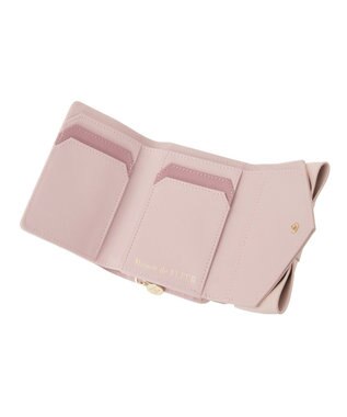 Maison de FLEUR キルティングFリボンウォレット Pink