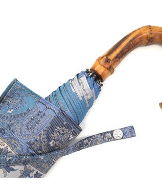 Marca Umbrella of Yokohama 晴雨兼用折りたたみ傘 (カシミール21)　日傘 ブルー