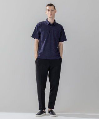 JOSEPH HOMME 【WEB・一部店舗限定】プリペラカノコジャージー　ポロシャツ ネイビー系