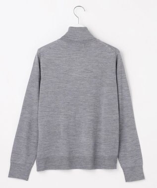 J.PRESS LADIES PURE WOOL タートルネック ニット グレー系