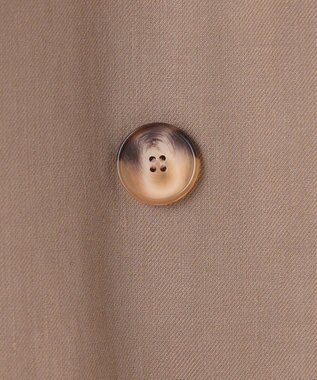 JOSEPH ストレッチリネンコットン　ダブルブレステッドジャケット Frozen Mocha