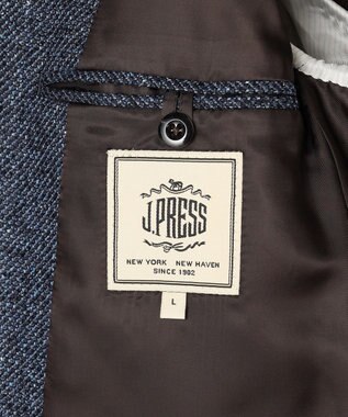 J.PRESS MEN 【ZIGNONE SOUL / ジニョーネ ソウル】 ウールシルクツイード ジャケット ダルブルー系