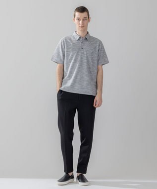 JOSEPH HOMME 【WEB・一部店舗限定】プリペラカノコジャージー　ポロシャツ ライトグレー系