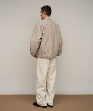 ATON LIGHT TC GABARDINE | ウォッシュドハリントンジャケット - UNISEX BEIGE