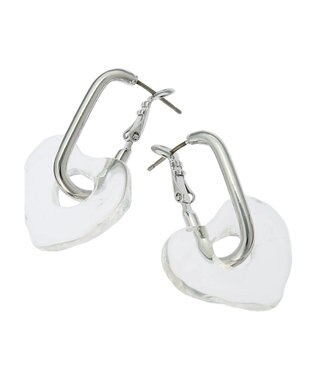 Green Parks ・ＨＡＬＦ　ＴＩＭＥ　ラフデザインクリア２ＷＡＹピアス B