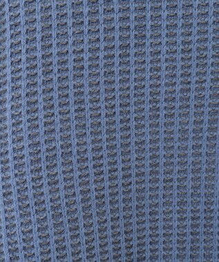 Green Parks ・ＥＬＥＮＣＡＲＥ　ＤＵＥ　タック編バイカラーニット Blue