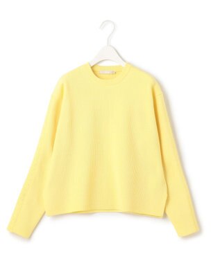 ICB 【洗える】 MIZUHIKI ニットプルオーバー イエロー系