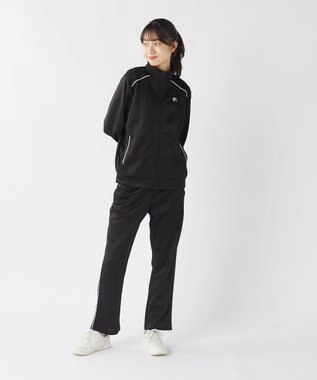 FILA GOLF／marie claire 【FILA GOLF】イージーフィットロングパンツ ブラック