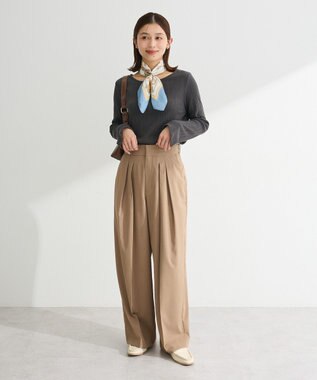 Green Parks チェーンリブカットプルオーバー Charcoal Gray