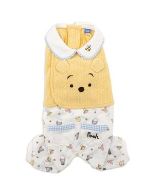 PET PARADISE ディズニー くまのプーさん フレンズ ロンパース 小型犬 ホワイト×イエロー
